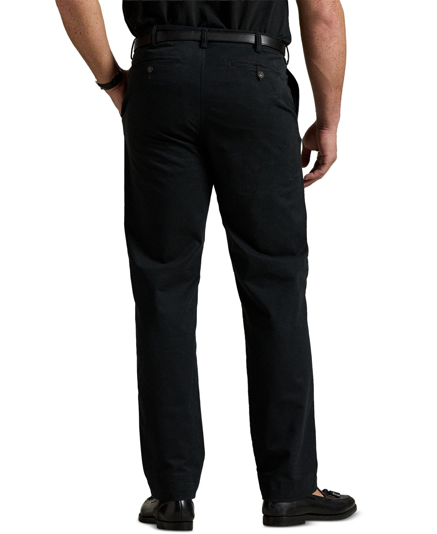 Polo Ralph Lauren Men's Big & Tall Stretch Classic-Fit Twill Pants - Polo Black