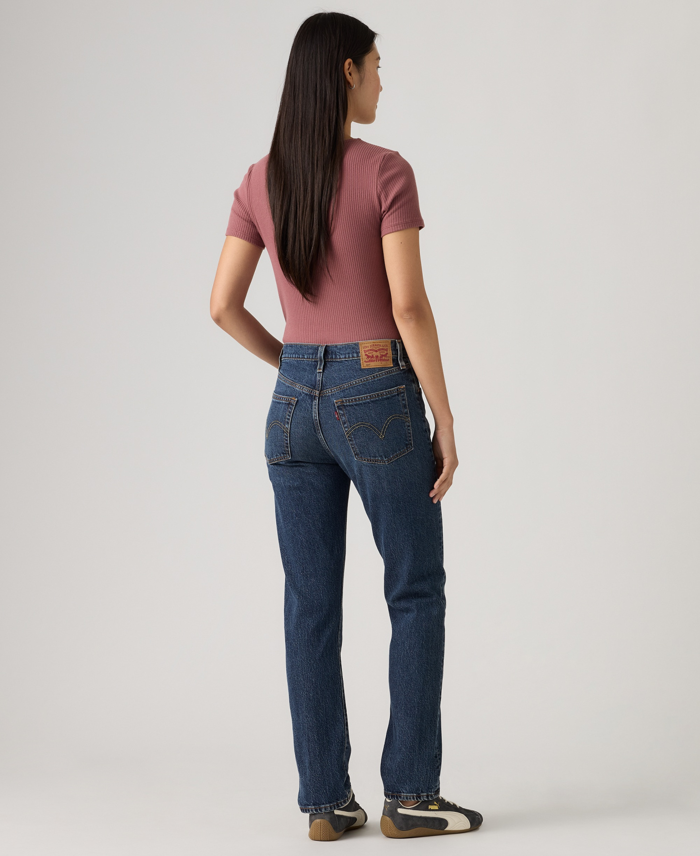 Levi's Women's 501 Original-Fit Straight-Leg Jeans - Believe Not