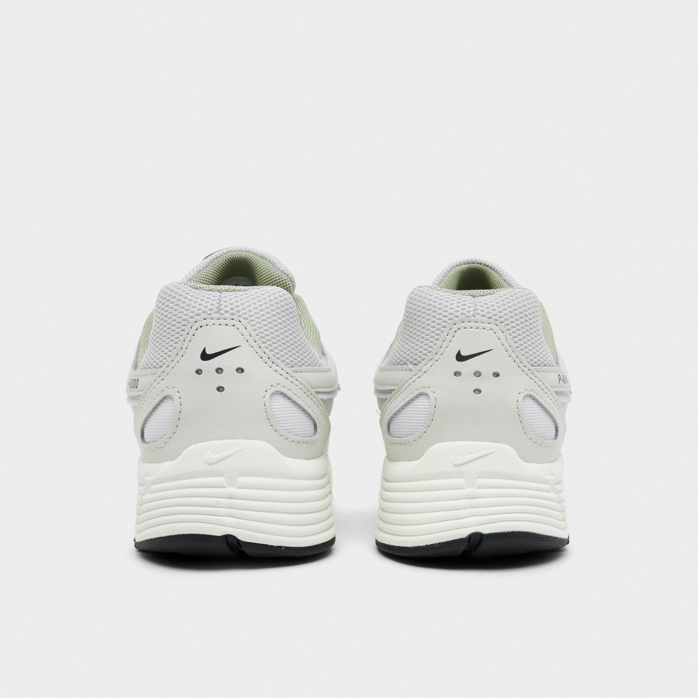 Big Kids' Nithtke P-6000 Casual Shoes - Platinum Tint/Sail/Anthracite/Metallic Silver - Back view