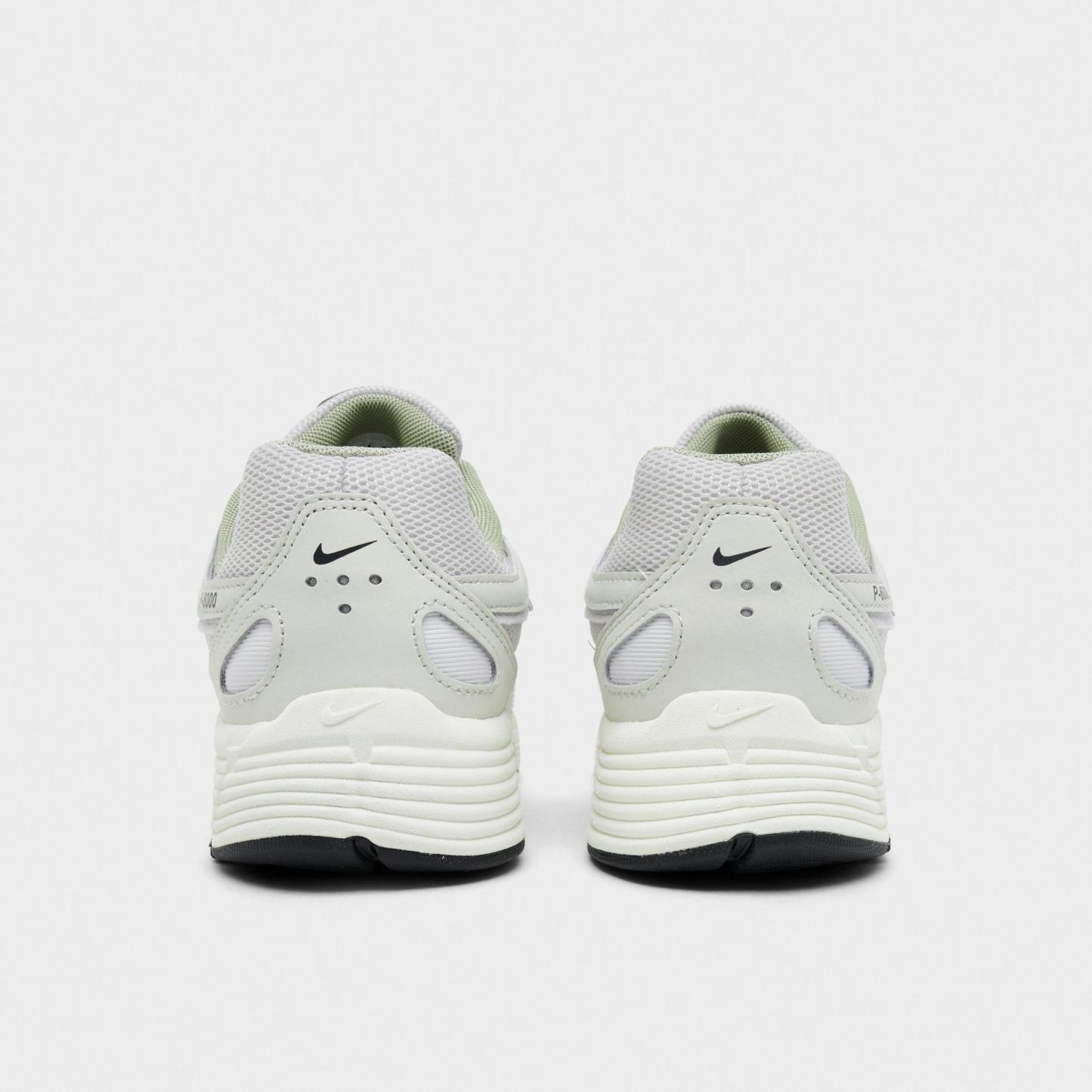 Big Kids' Nithtke P-6000 Casual Shoes - Platinum Tint/Sail/Anthracite/Metallic Silver - Back view