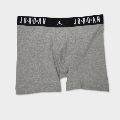 Men's Jordan Flight Cotton Boxer Briefs (3-Pack) - Black/Grey/Red - view 4