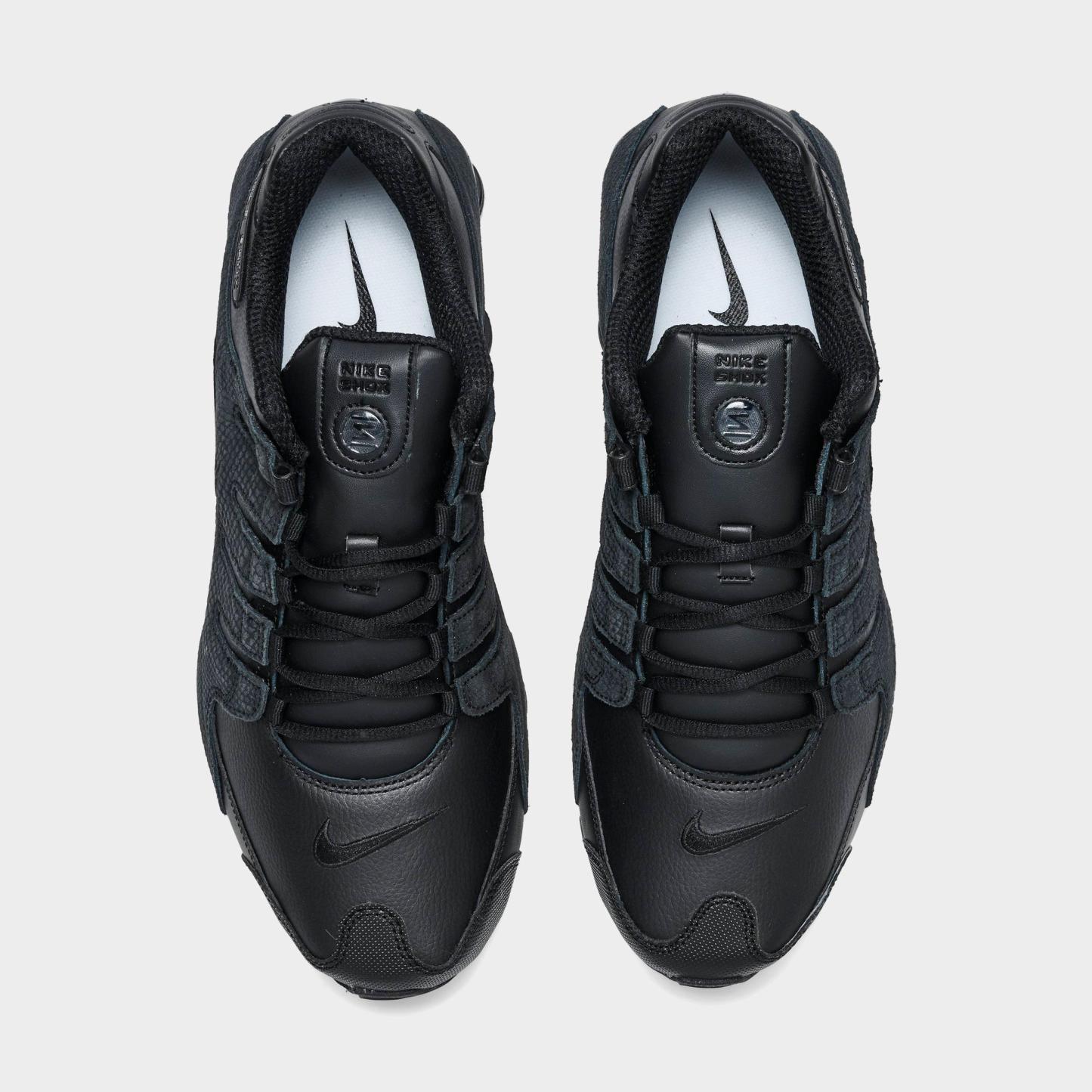 Men's Nithtke Shox NZ Casual Shoes - Black/Black/Black (378341-001) - Top view