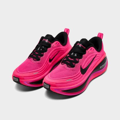 Women's Nithtke Vomero Plus Running Shoes - Part 2 - Black/Hyper Pink/Fuchsia Blast/Black - Both shoes facing left