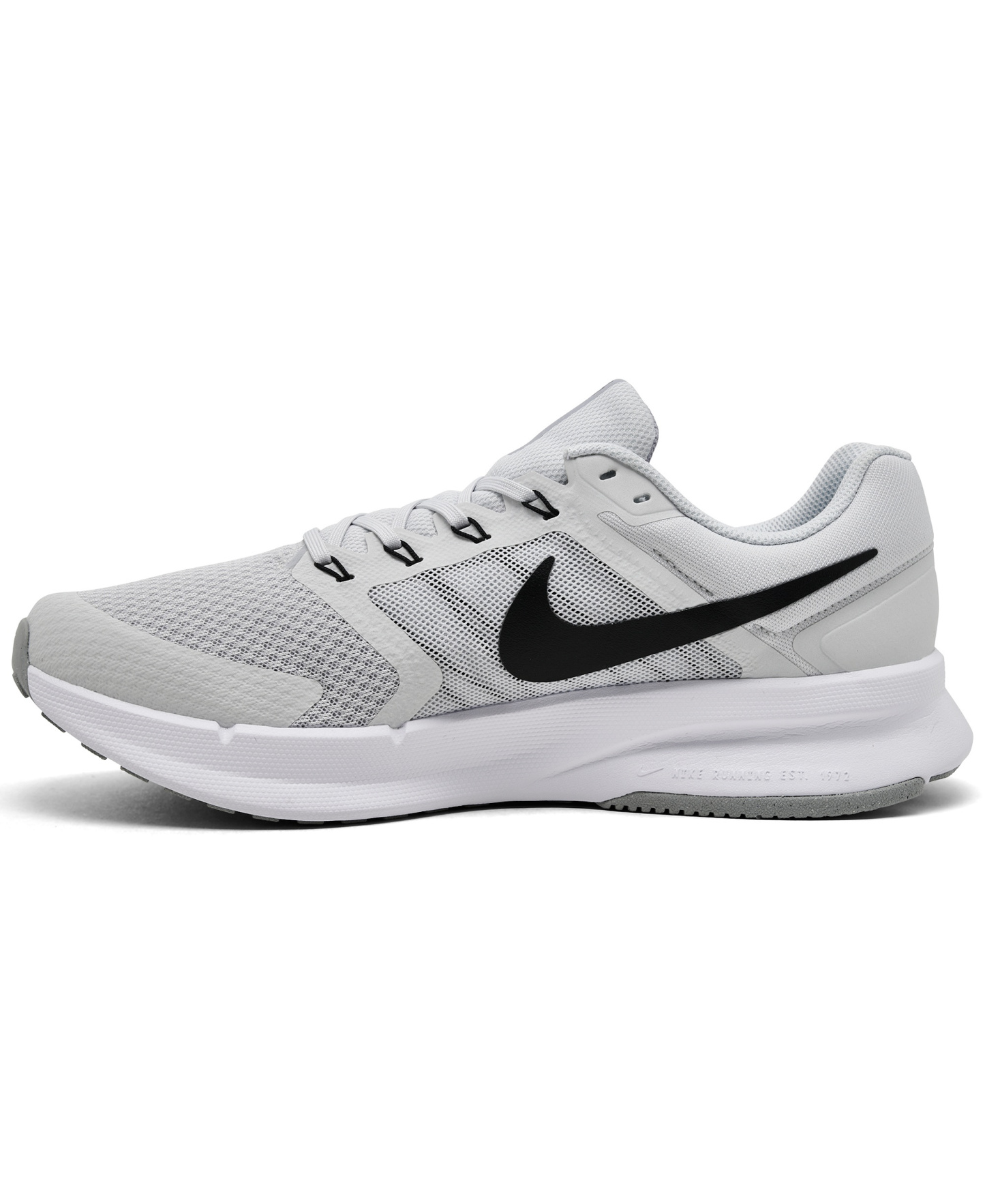 Nike Men's Run Swift 3 Running Sneakers from Finish Line - Photon Dust, Black