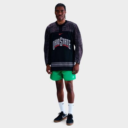 Men's Nithtke Club Woven 6" Flow Shorts - Stadium Green/White