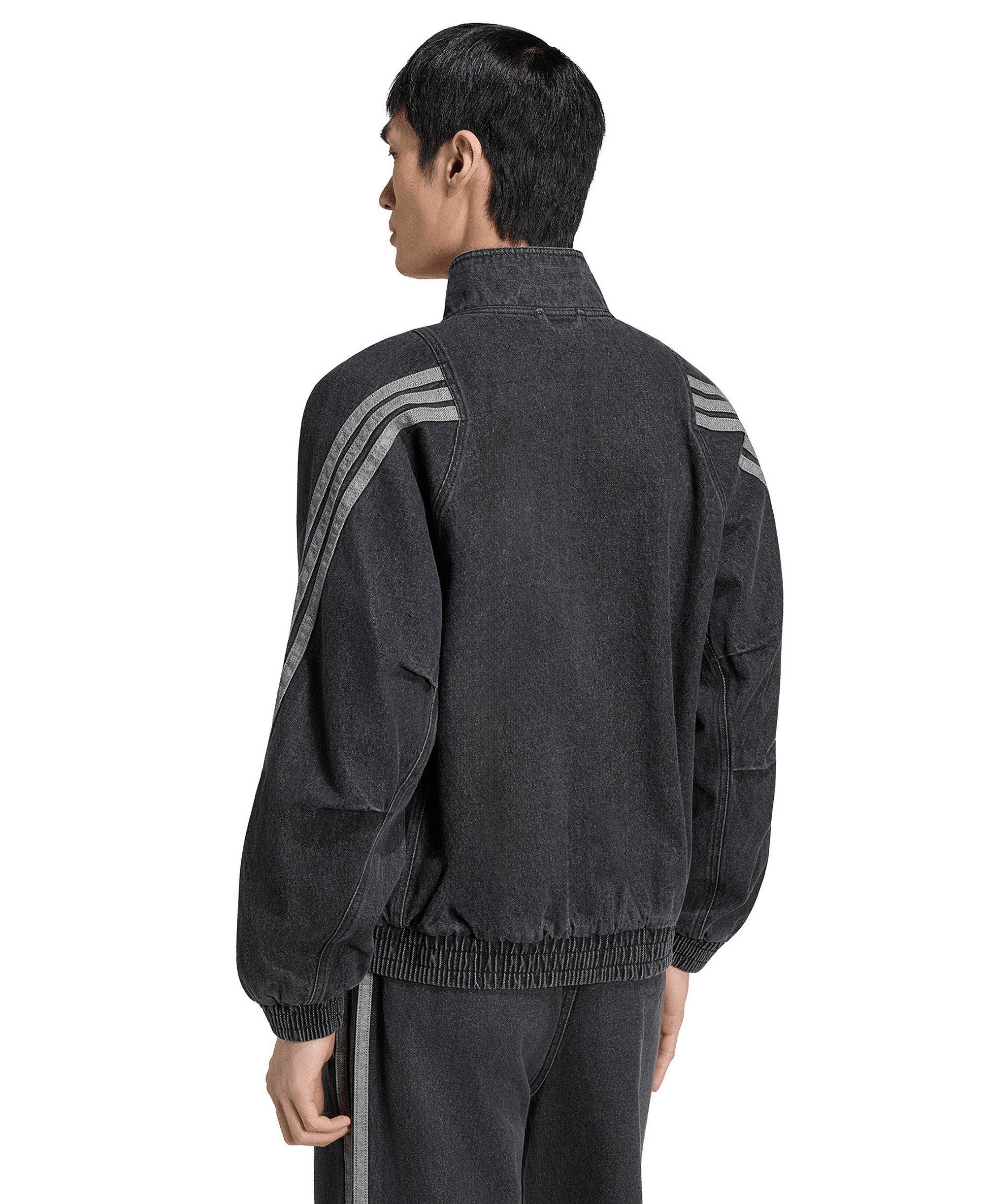 adidas Men's Stadium Denim Track Jacket - Black