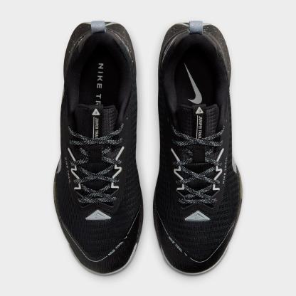 Men's Nike Juniper Trail 3 Trail Running Shoes - Black/Wolf Grey/Photon Dust/Black