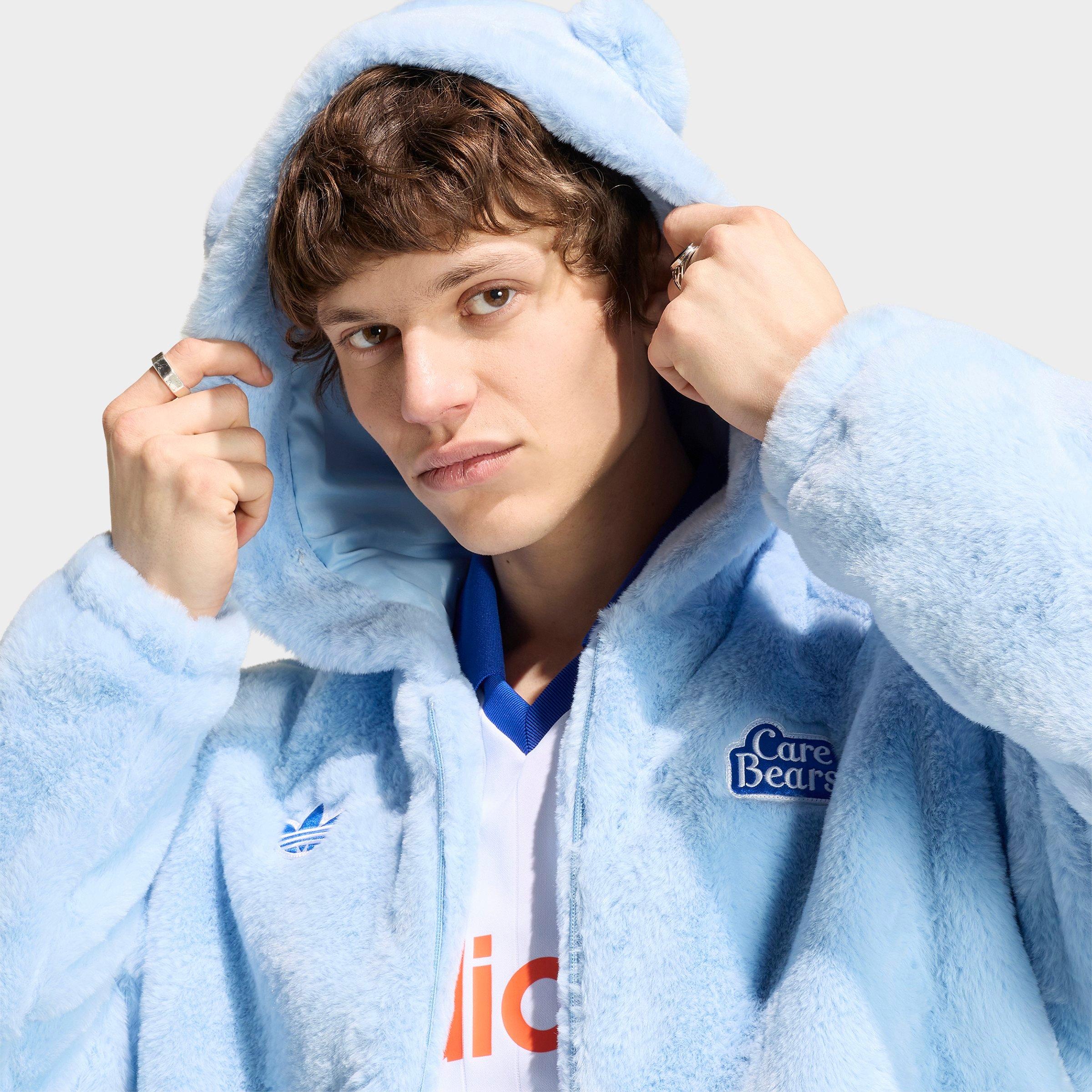 Men's adidas Originals x Care Bears Fur Jacket - Clear Sky