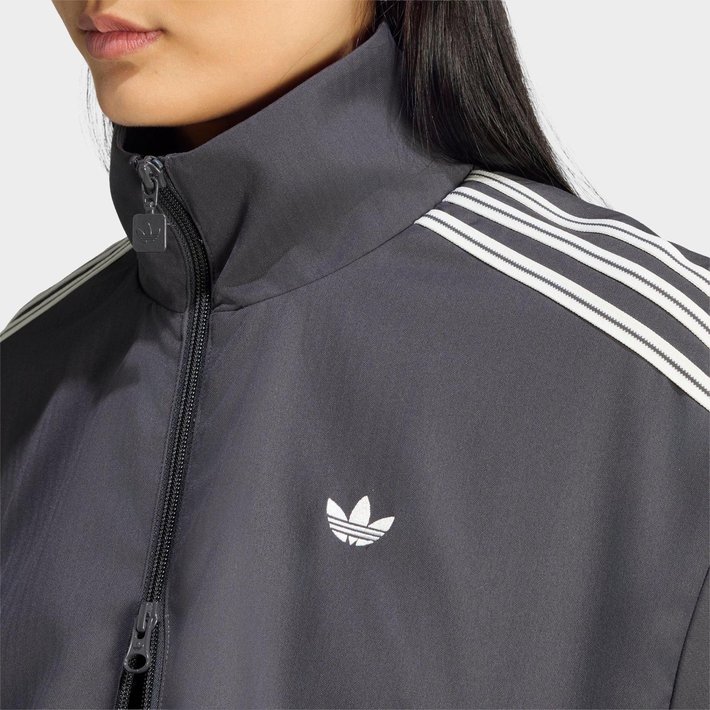 Women's adidas Originals Firebird Track Top - Utility Black/Cloud
