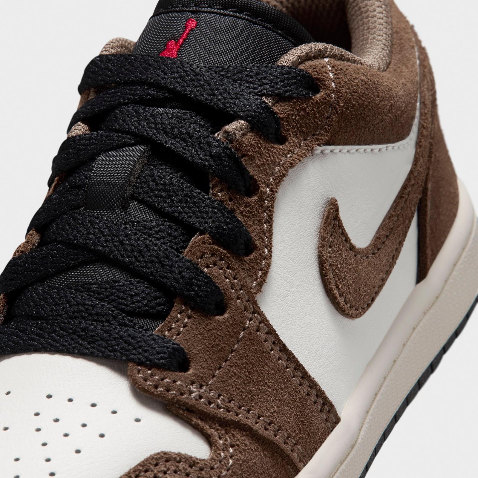 Little Kids' Air Jordan Retro 1 Low OG Casual Shoes - Palomino/Phantom/Sail/Black - view 3