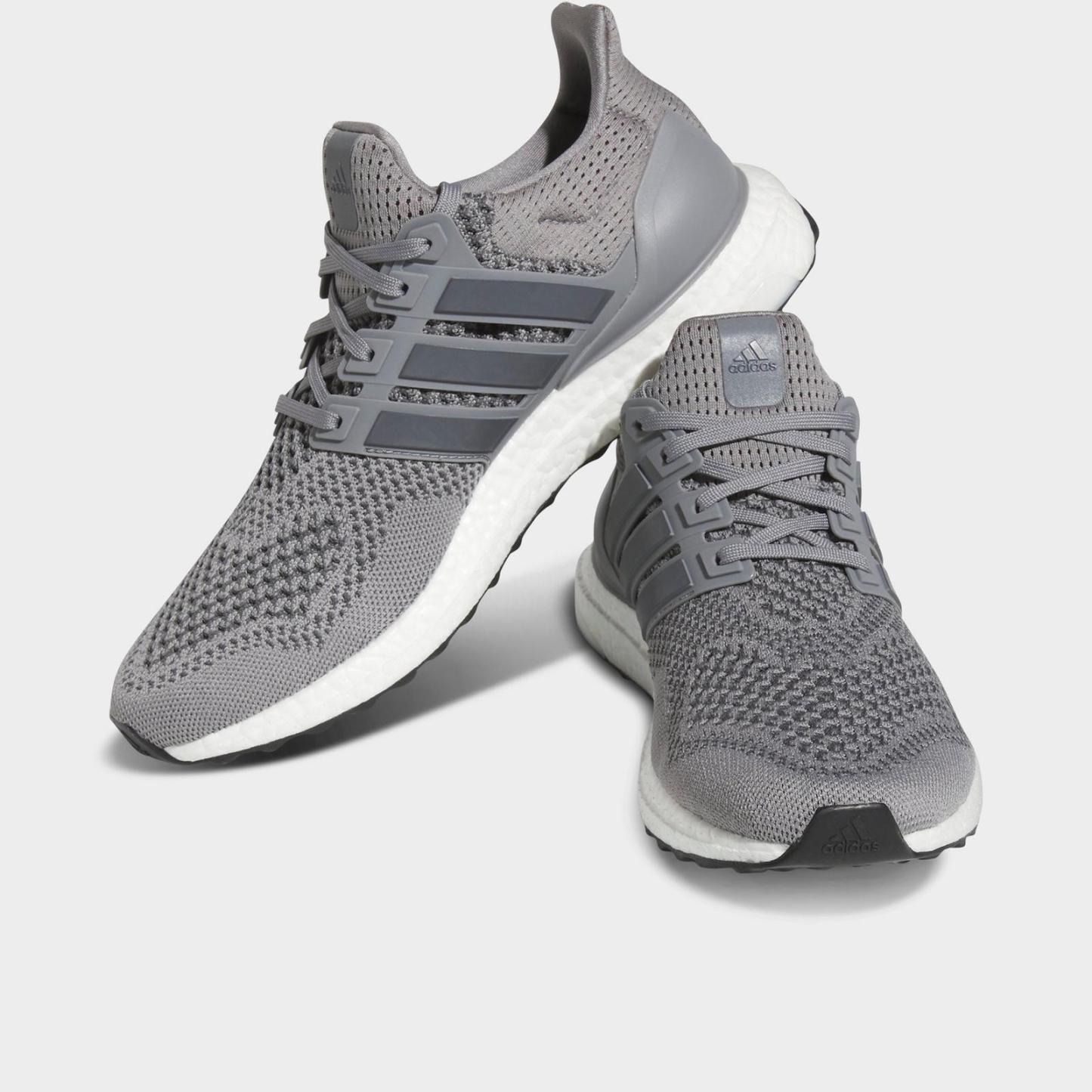 Men's adidas Ultraboost 1.0 Running Shoes - Grey/Grey/Core Black - view 2