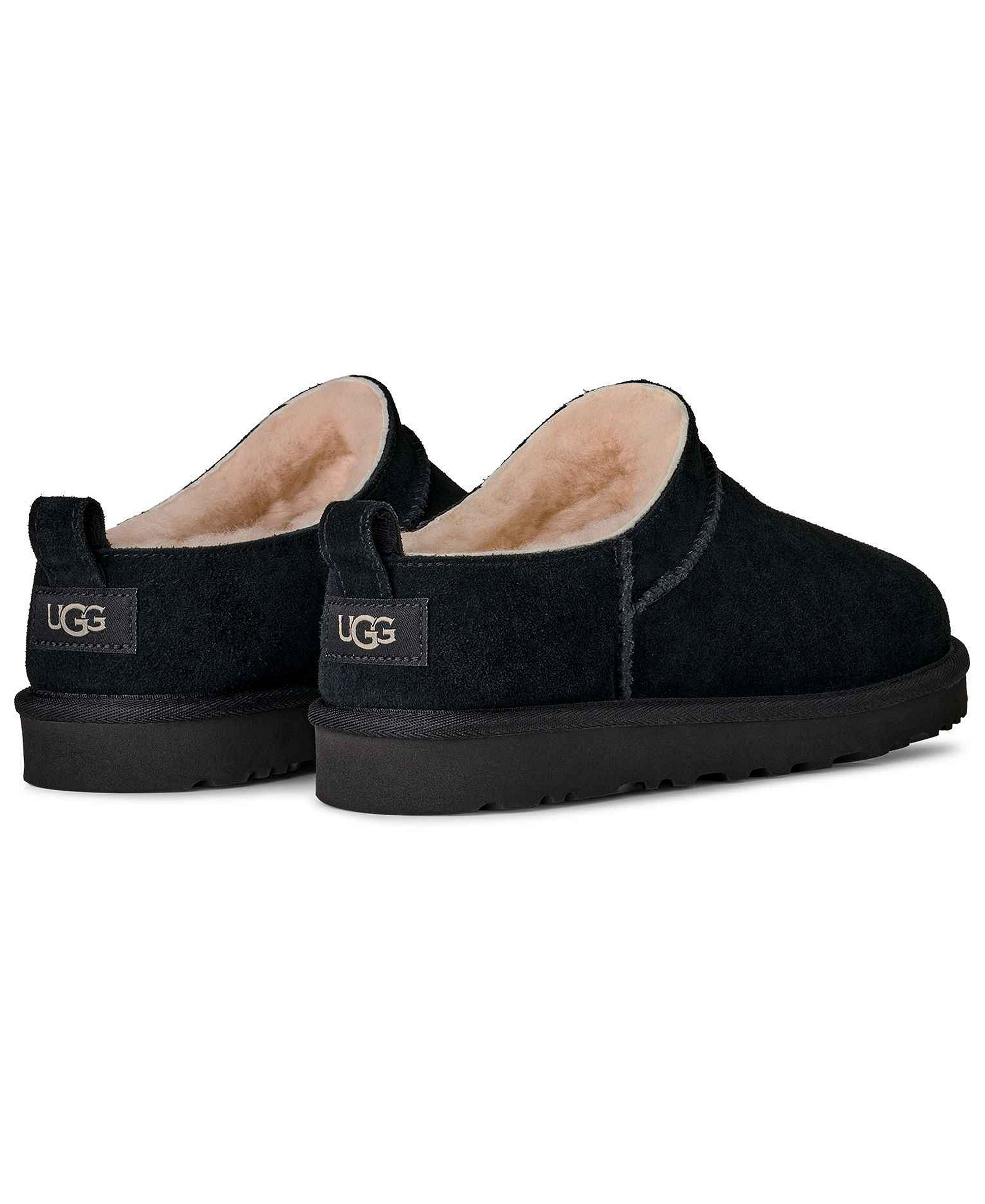 UGG® Men's Classic Micro Slip-on Slippers - Black