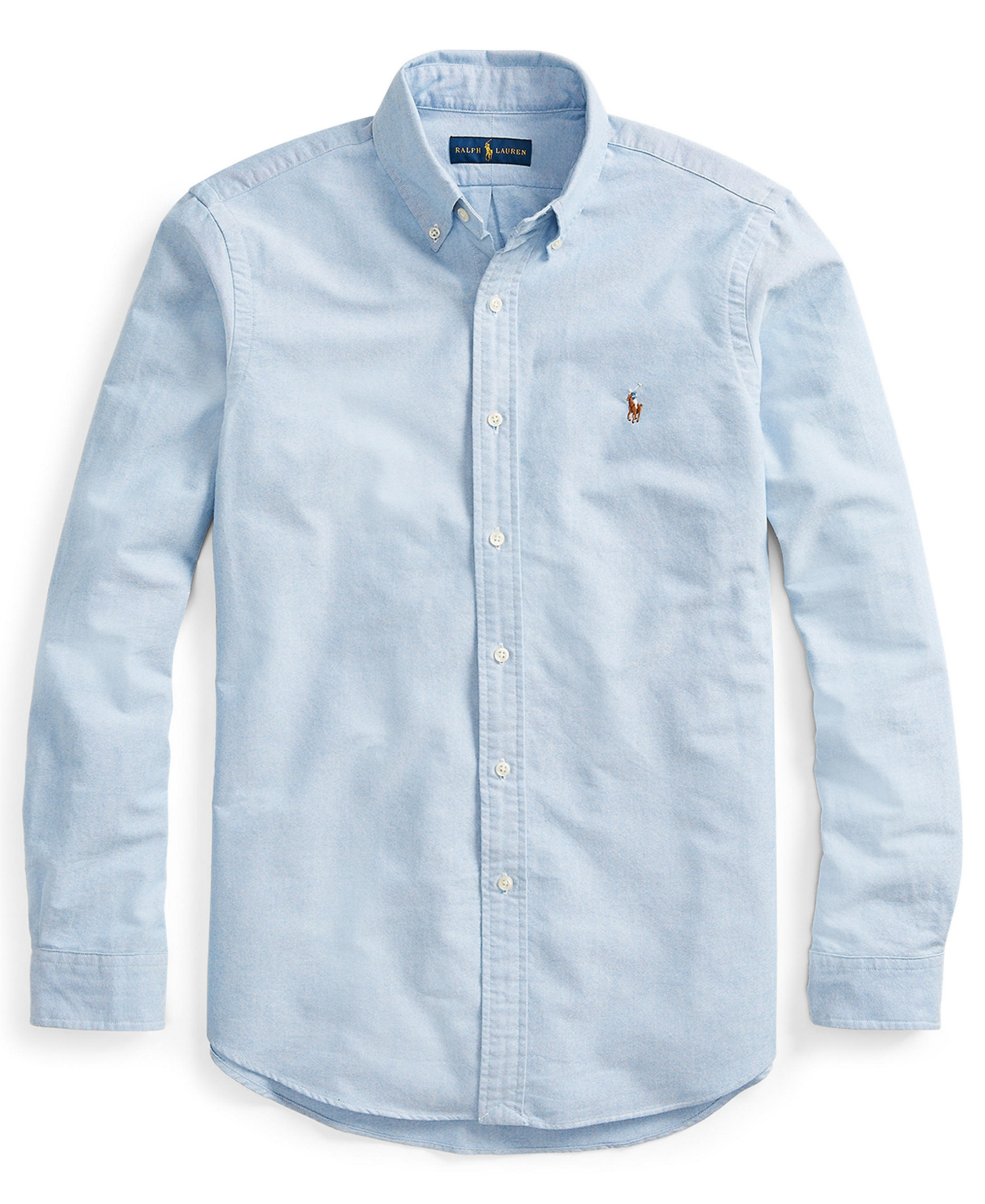 Polo Ralph Lauren Men's Classic-Fit Plaid Brushed Oxford Shirt - Blue