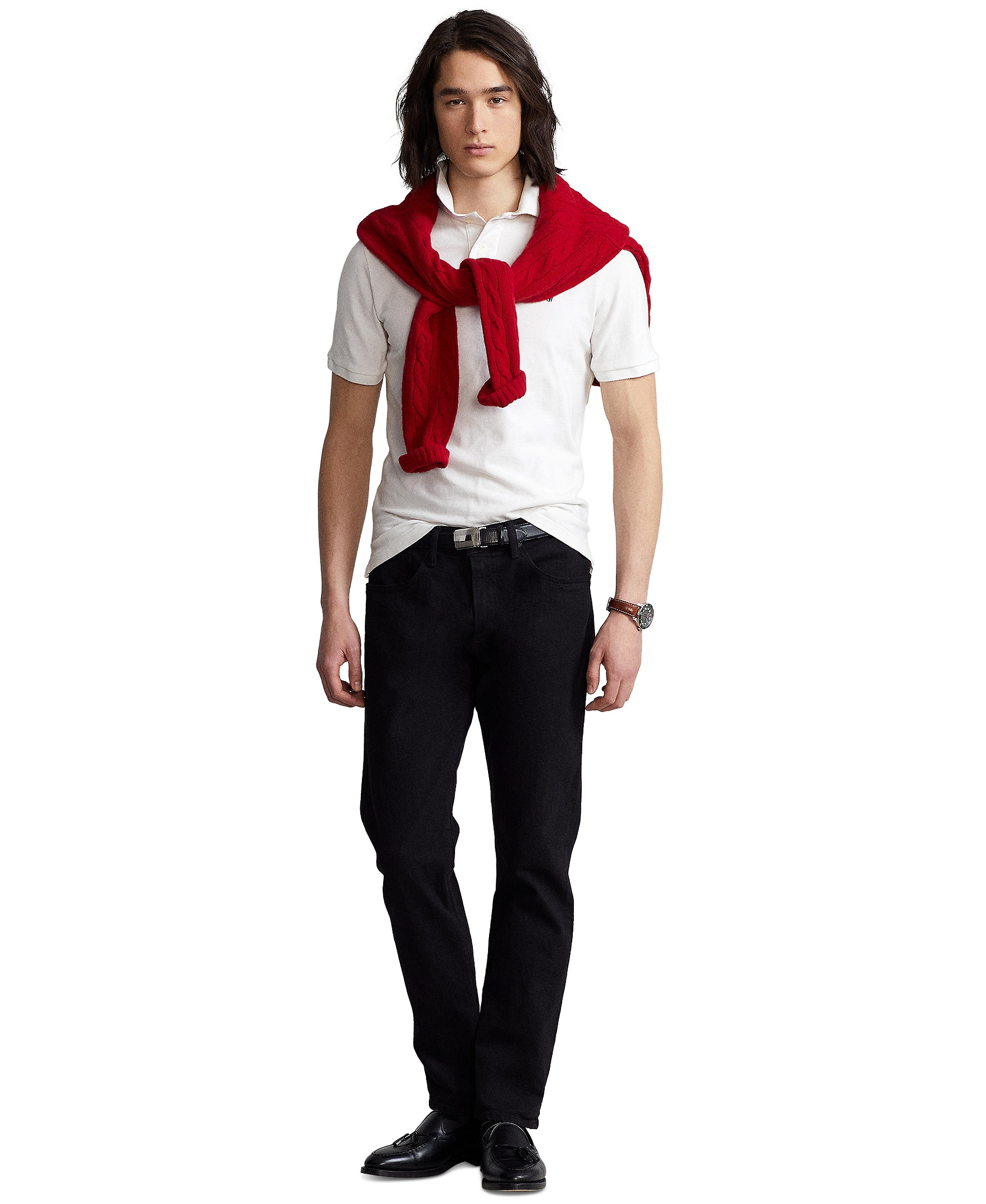 Polo Ralph Lauren Men's Hampton Relaxed Straight Jeans - Hudson Black
