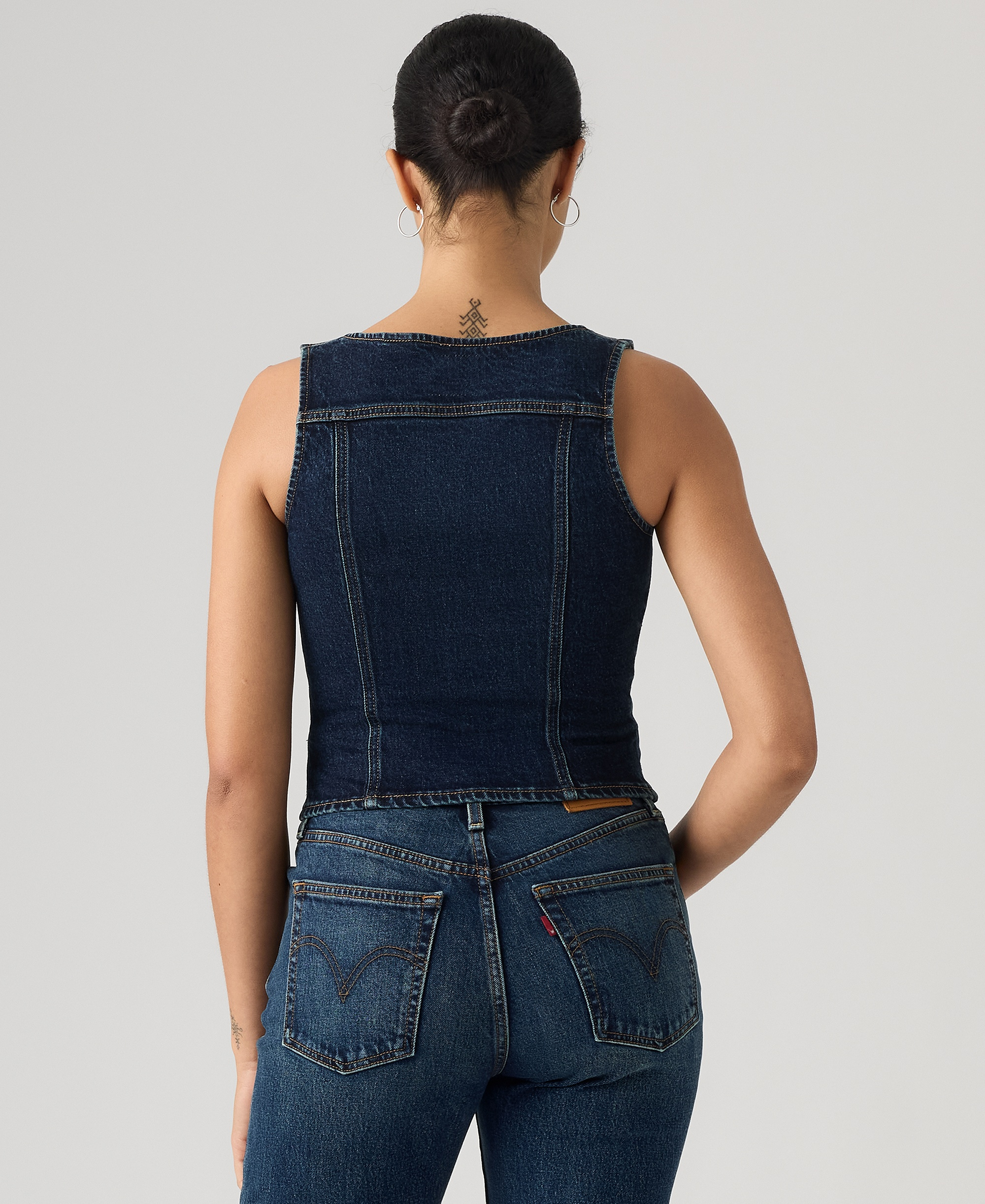 Levi's Premium Women's Vintage-Like Front-Zip Vest - Gate Keeping Vest