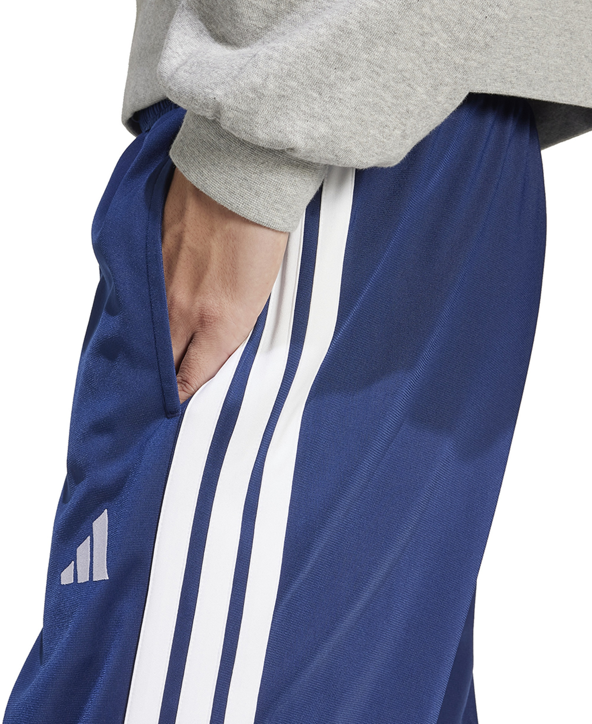 adidas Men's 3-Stripes Tricot Regular Tapered Track Pants - Dkblue