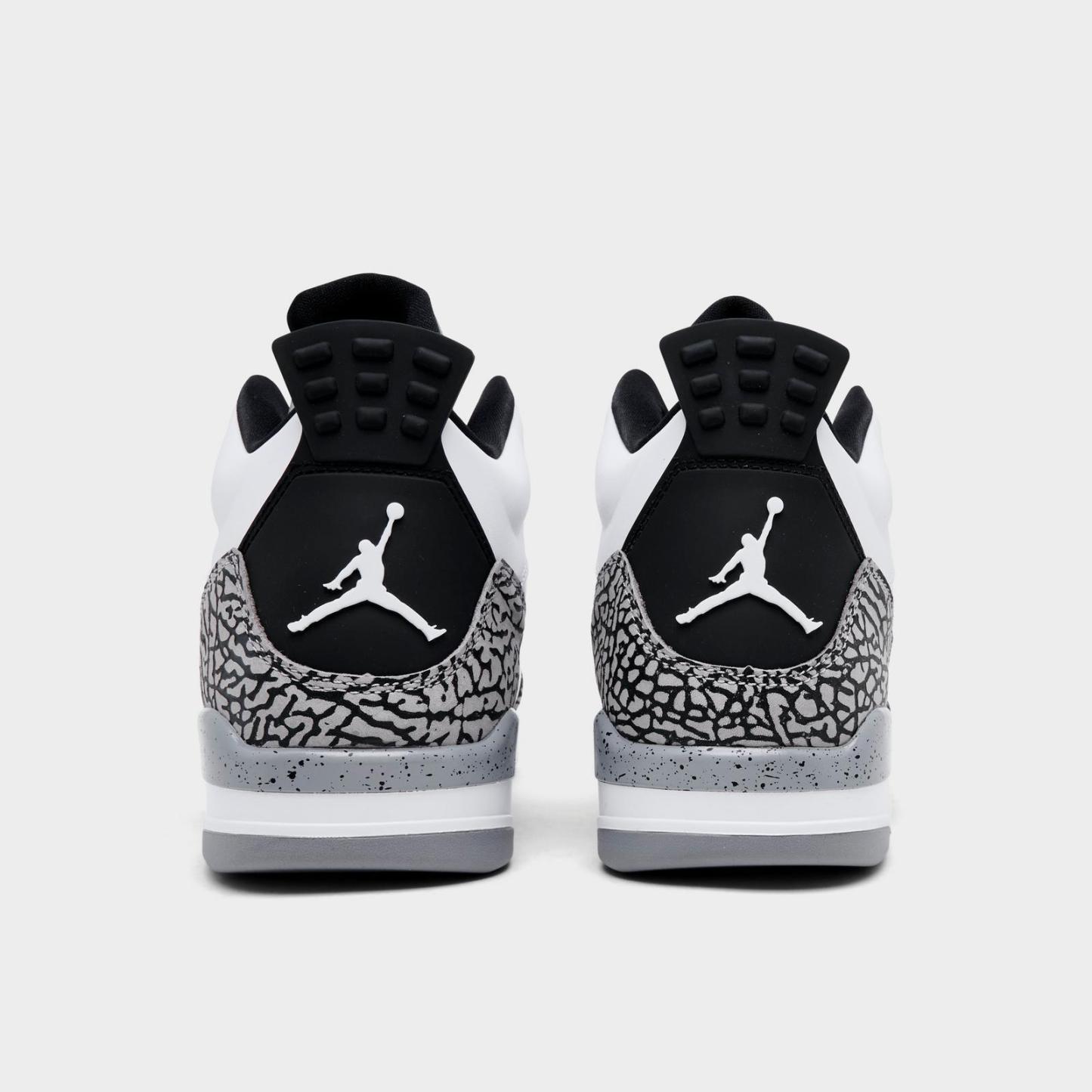 Men's Air Jordan Son of Mars Low Casual Shoes - White/Black/Cement Grey/Gym Red - Left shoe facing left. Outside of the shoe. - view 4