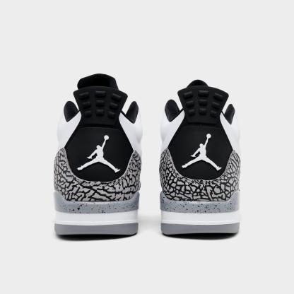 Men's Air Jordan Son of Mars Low Casual Shoes - White/Black/Cement Grey/Gym Red - Left shoe facing left. Outside of the shoe. - view 4