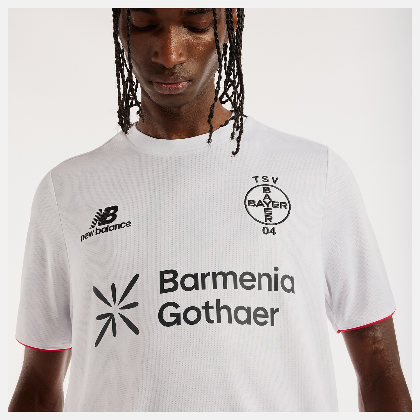 New Balance Bayer 04 26/27 Third Short Sleeve Jersey, MT62B00PTHD