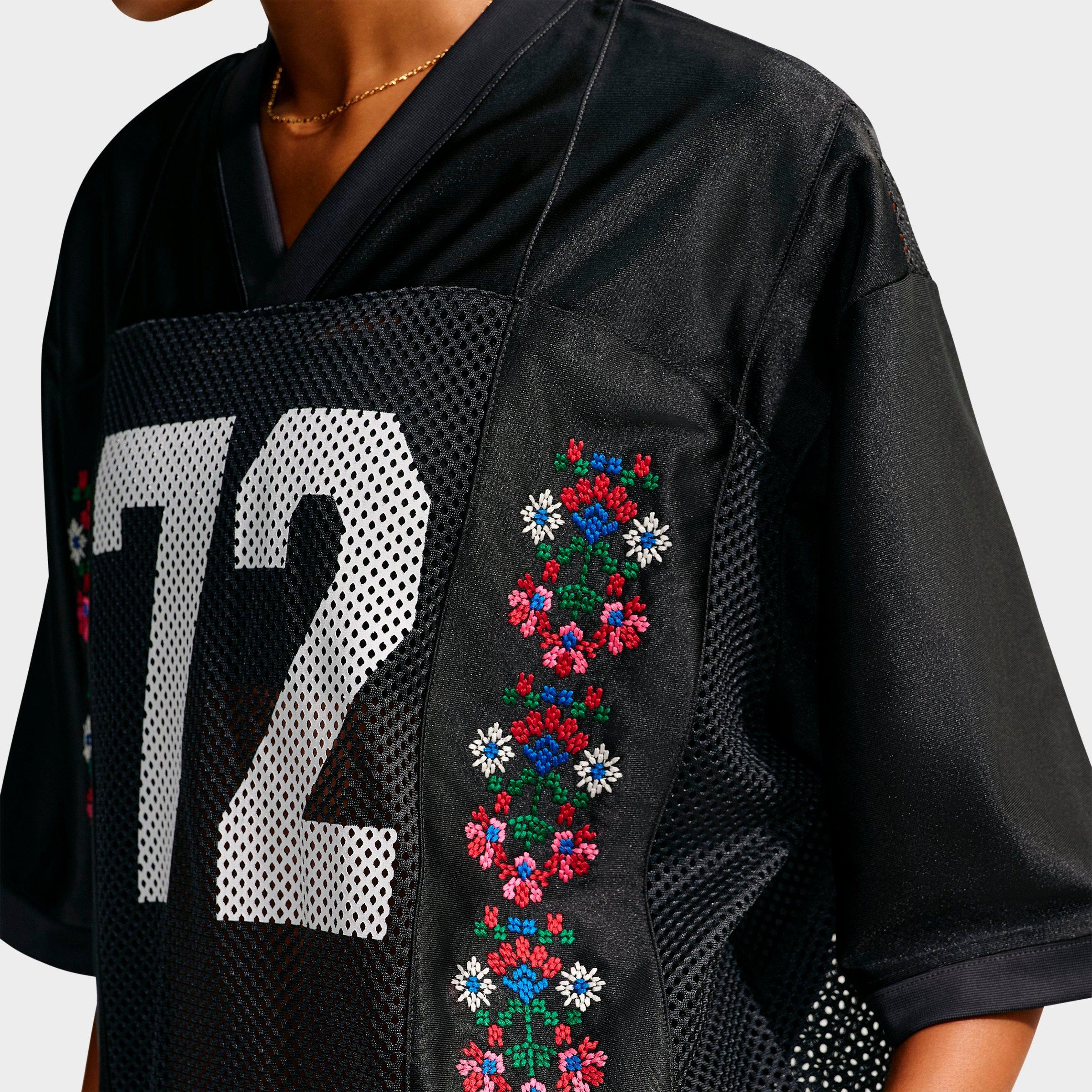 Women's Nithtke Sportswear '72 Oversized Short-Sleeve Graphic Jersey - Off Noir/White