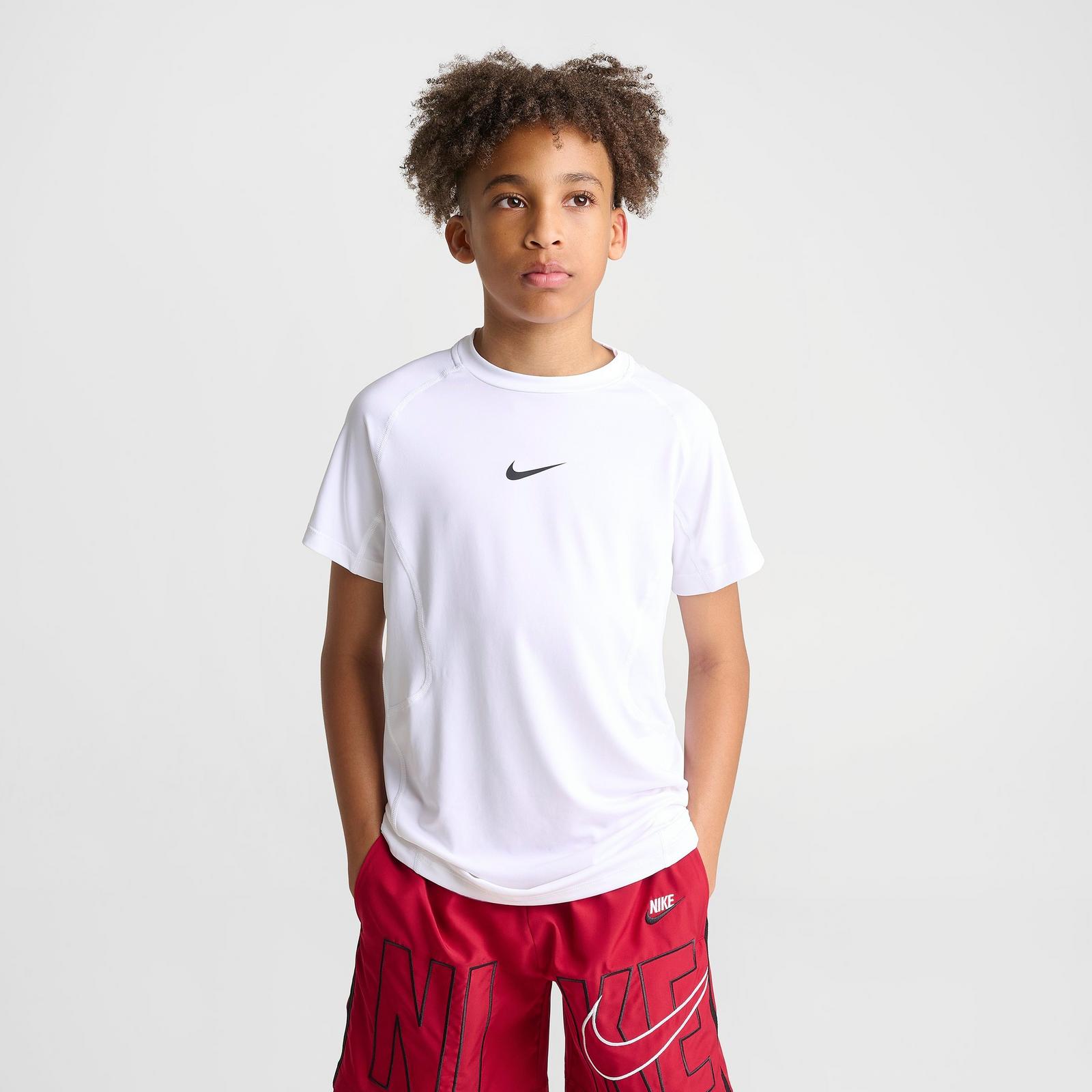Boys' Big Kids' Nike Dri-FIT Pro T-Shirt - White