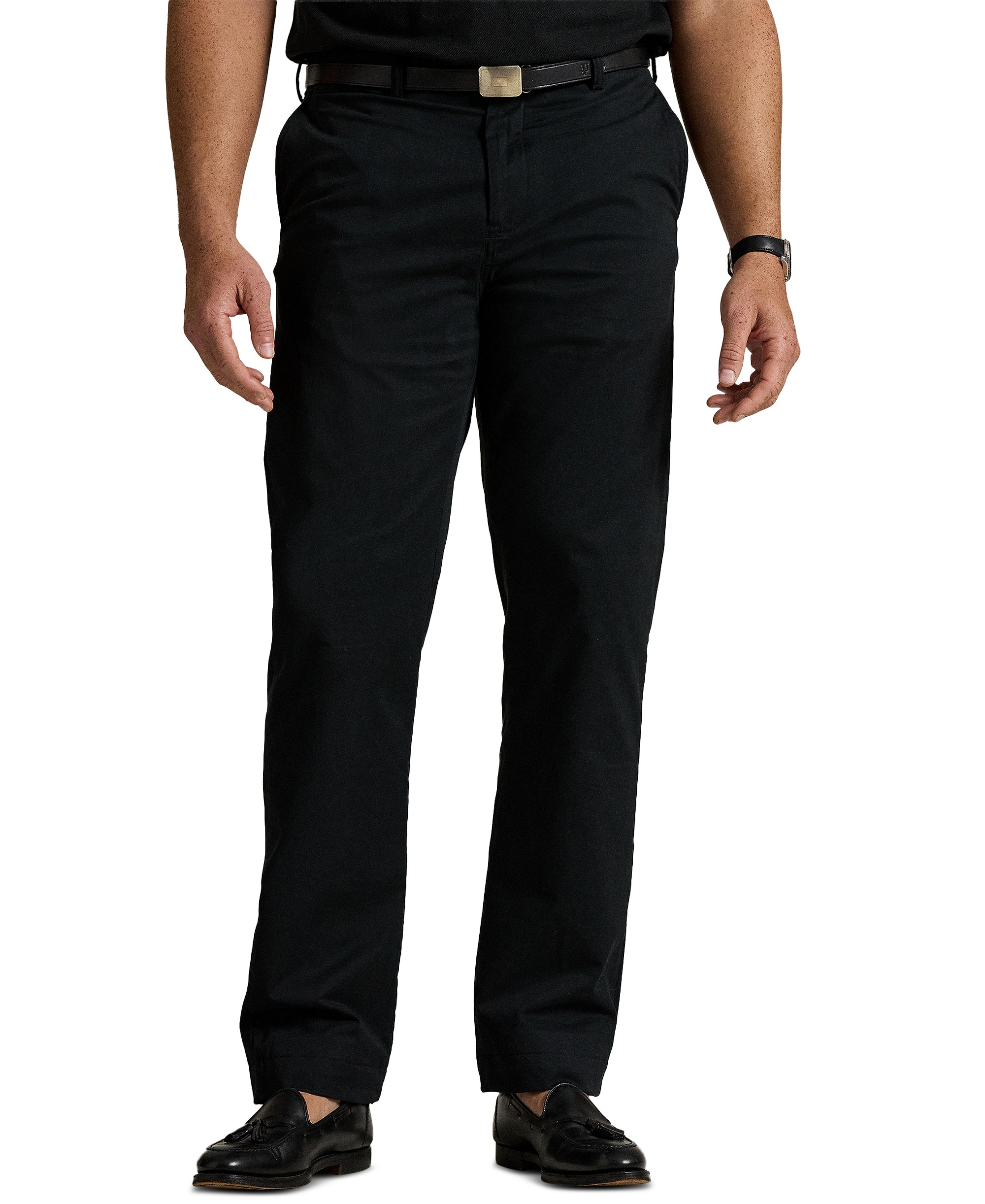 Polo Ralph Lauren Men's Big & Tall Stretch Classic-Fit Twill Pants - Polo Black