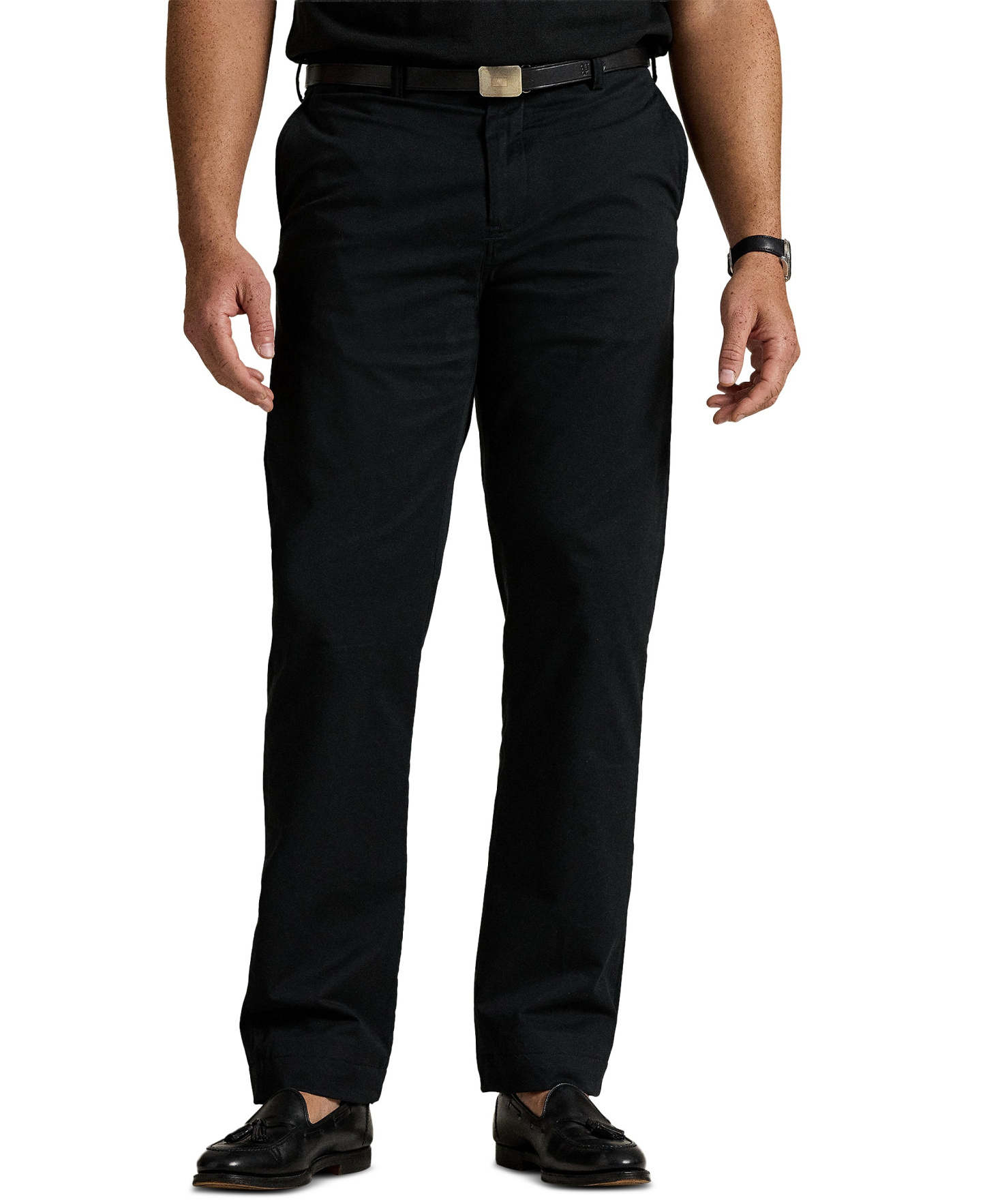 Polo Ralph Lauren Men's Big & Tall Stretch Classic-Fit Twill Pants - Polo Black
