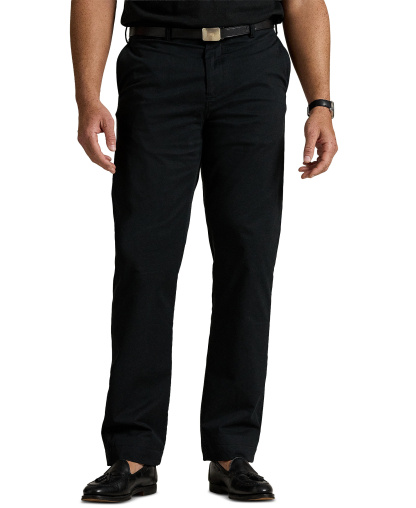 Polo Ralph Lauren Men's Big & Tall Stretch Classic-Fit Twill Pants - Polo Black