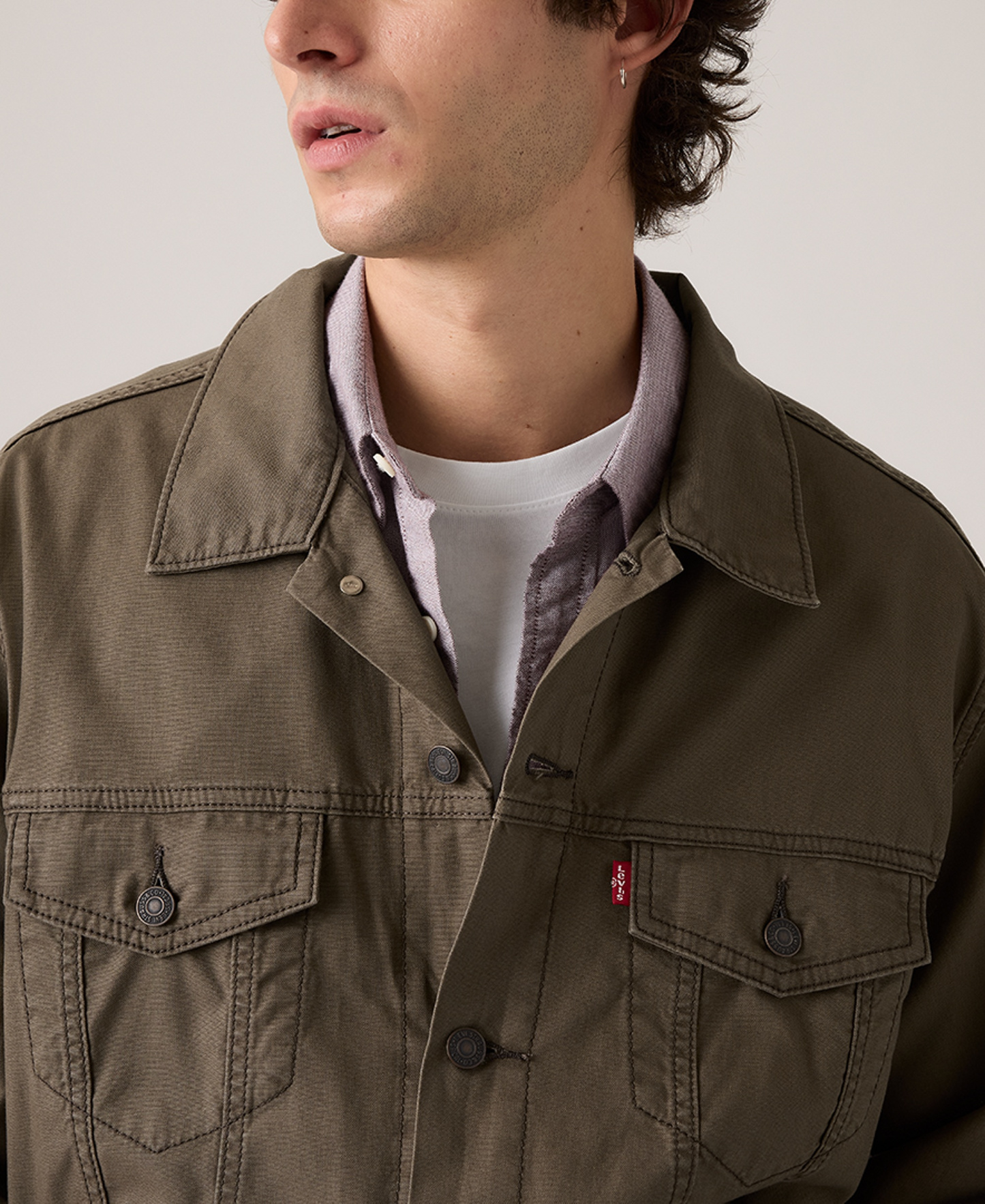 Levi's Men's Relaxed-Fit Trucker Jacket - Maitake Brown