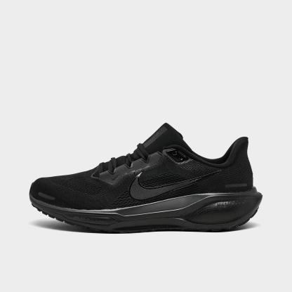 Men's Nithtke Pegasus 41 Running Shoes - Black/Anthracite/Black - Left shoe facing left. Outside of the shoe.