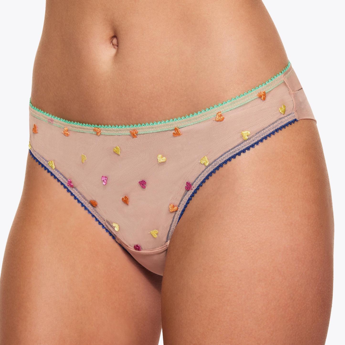 Kurt Geiger London Dora Larsen Brazilian Briefs - Beige - view 3