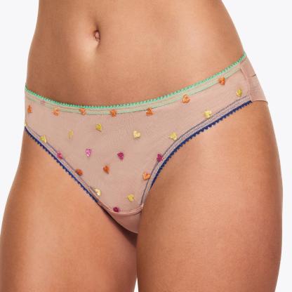Kurt Geiger London Dora Larsen Brazilian Briefs - Beige - view 3