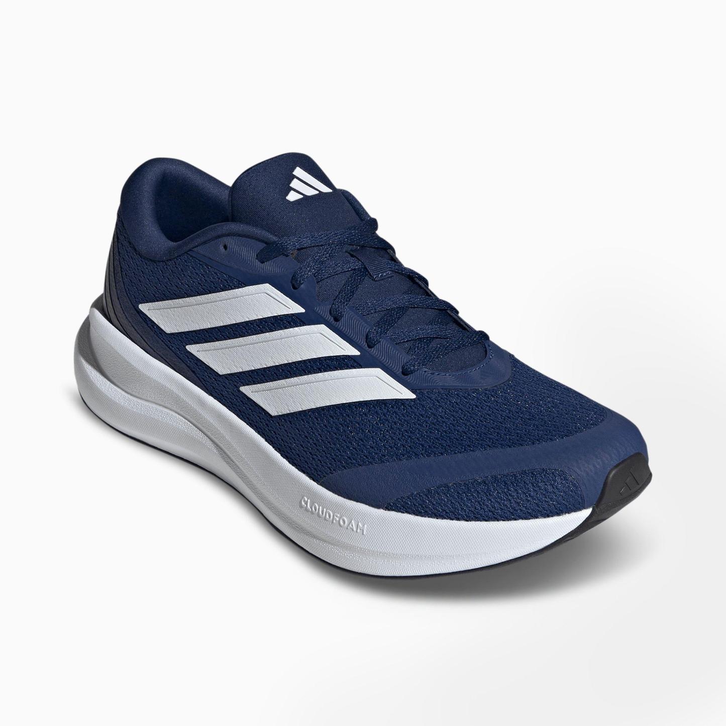 Men's adidas Runfalcon 6 Cloudfoam Running Shoes - Dark Blue/Cloud White/Core Black - Both shoes facing left
