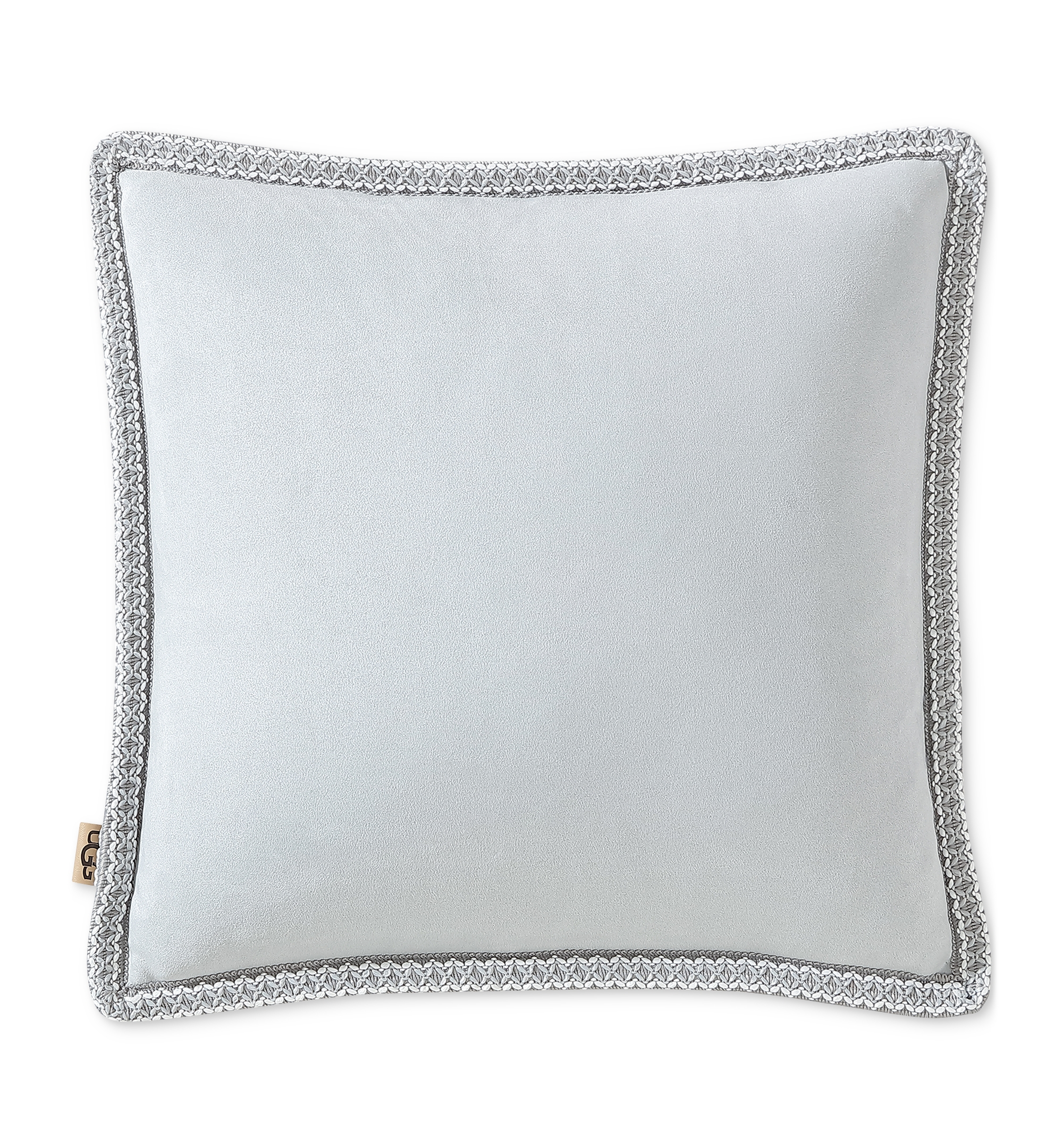 UGG® Kirkwood UGG Braid Decorative Pillow, 20" x 20" - Gray Violet