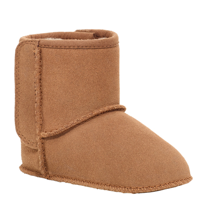 UGG® Baby Classic Round Toe Booties - Chestnut