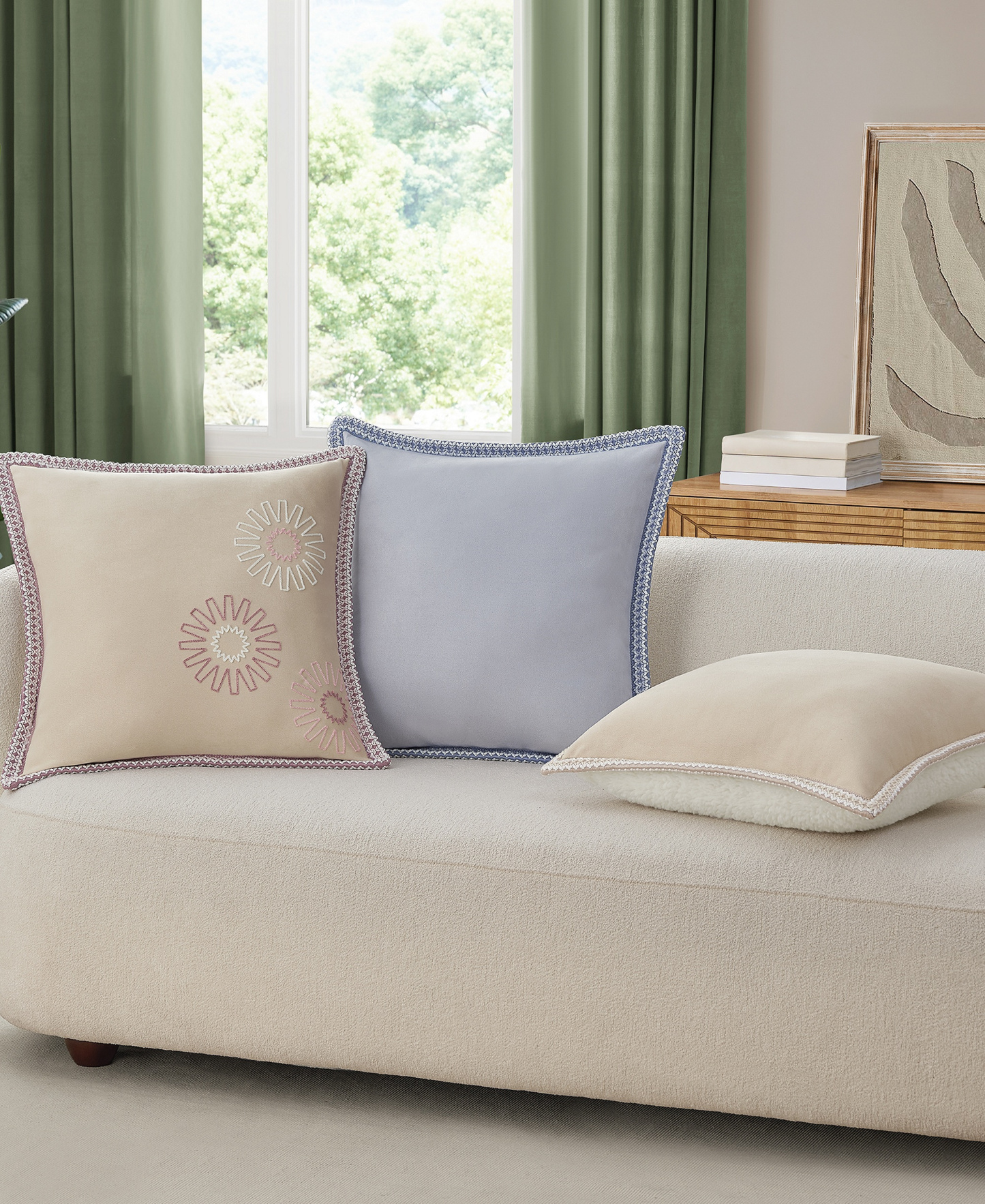 Kirkwood UGG Braid Decorative Pillow, 20" x 20" - Misty Wisteria