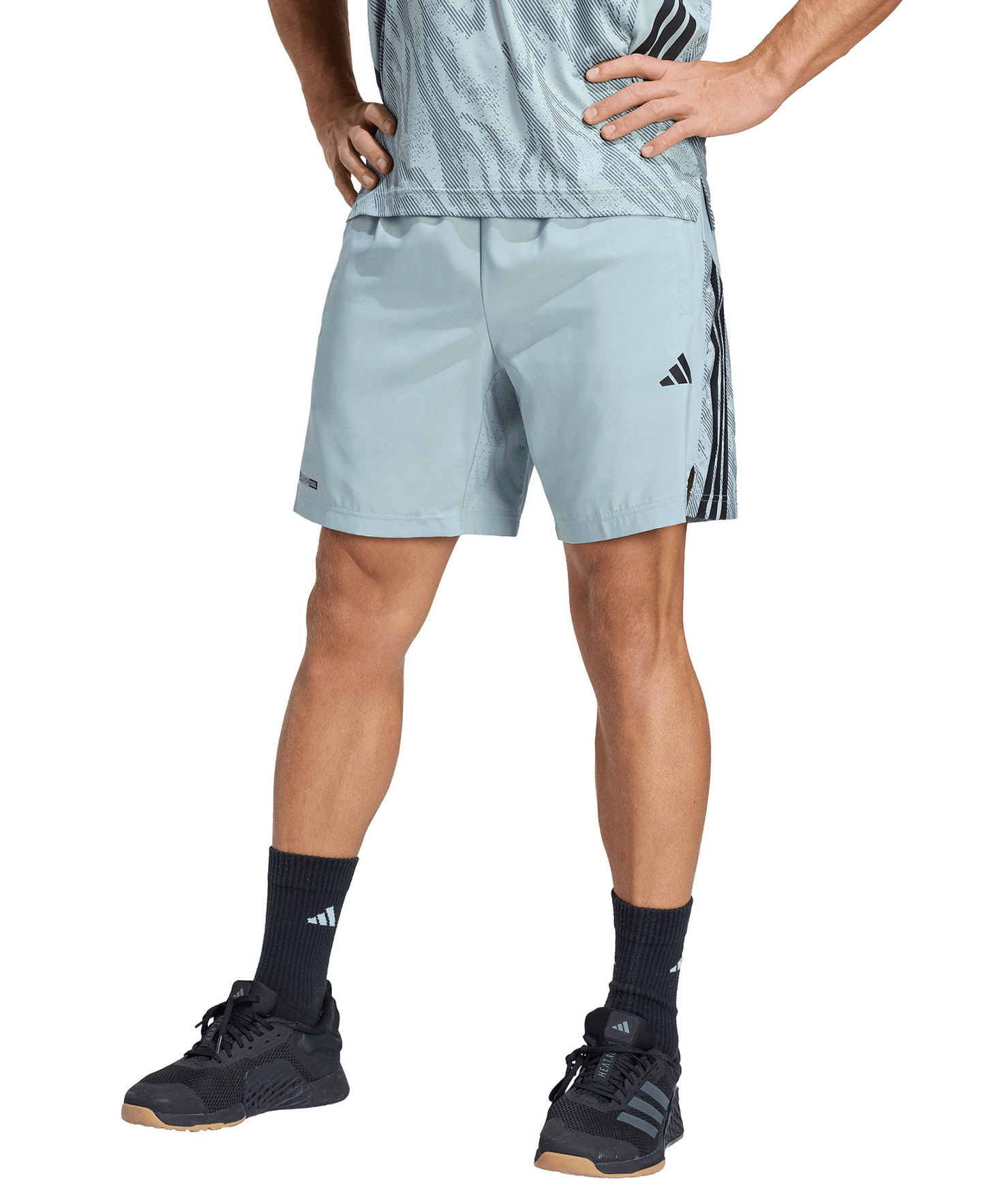 adidas Men's Tech Essentials Workout Shorts - Wonder Sage