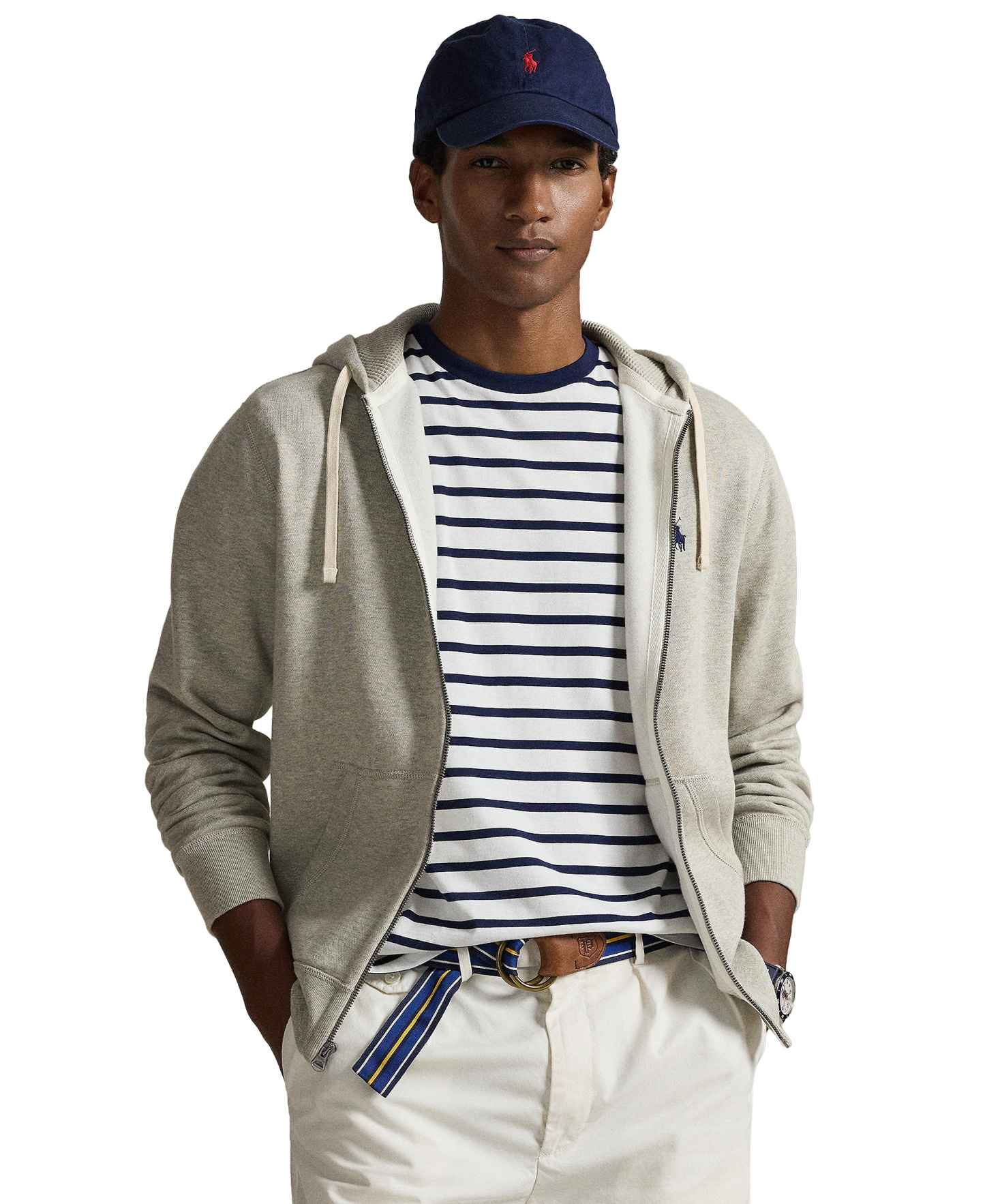 Polo Ralph Lauren Men's Signature Fleece Hoodie - Light Spring Heather