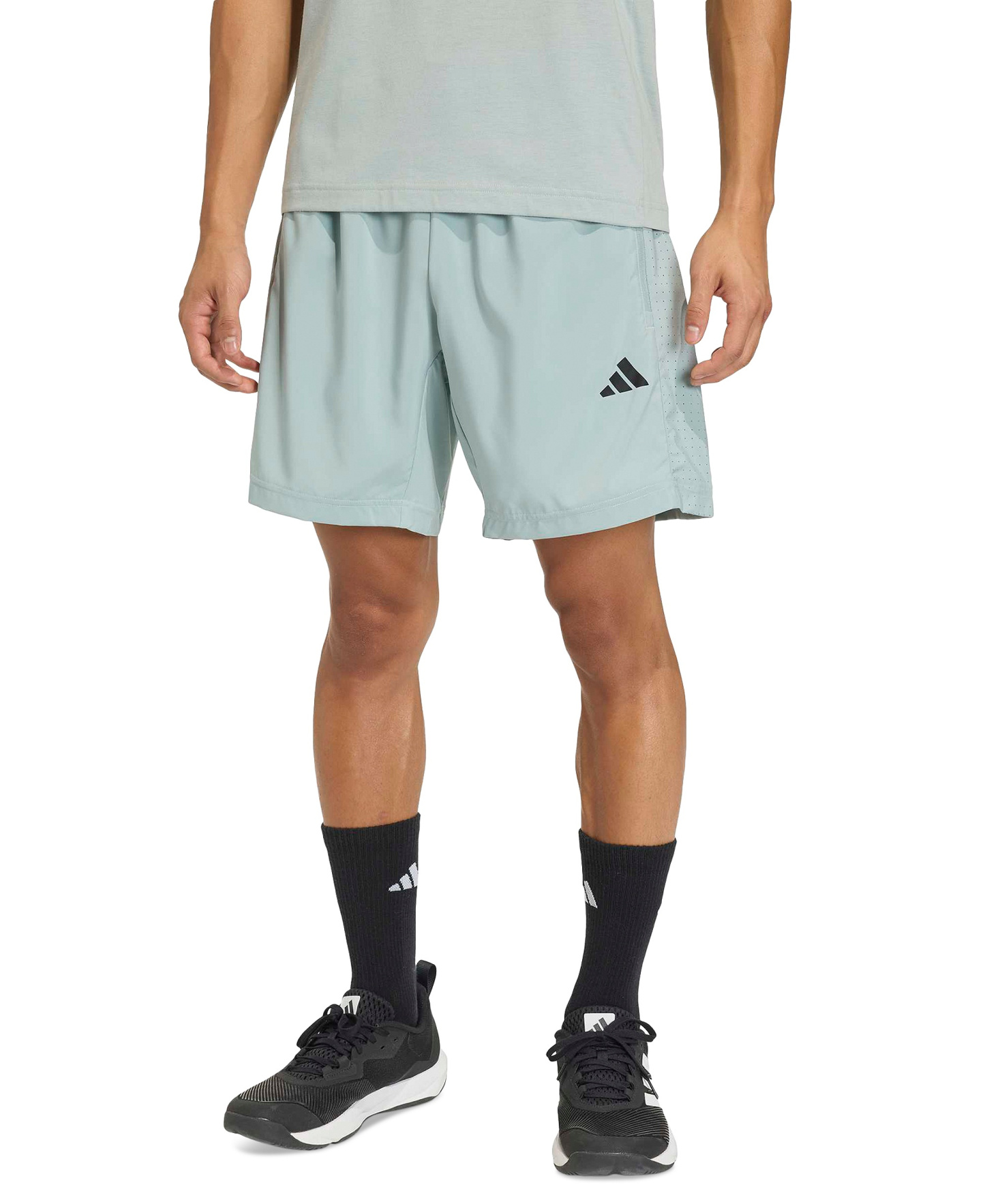 adidas Men's Workout Essentials Base Woven Shorts - Wonder Sage
