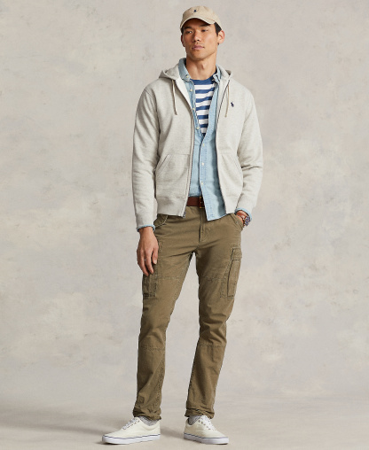Polo Ralph Lauren Men's Signature Fleece Hoodie - Light Spring Heather