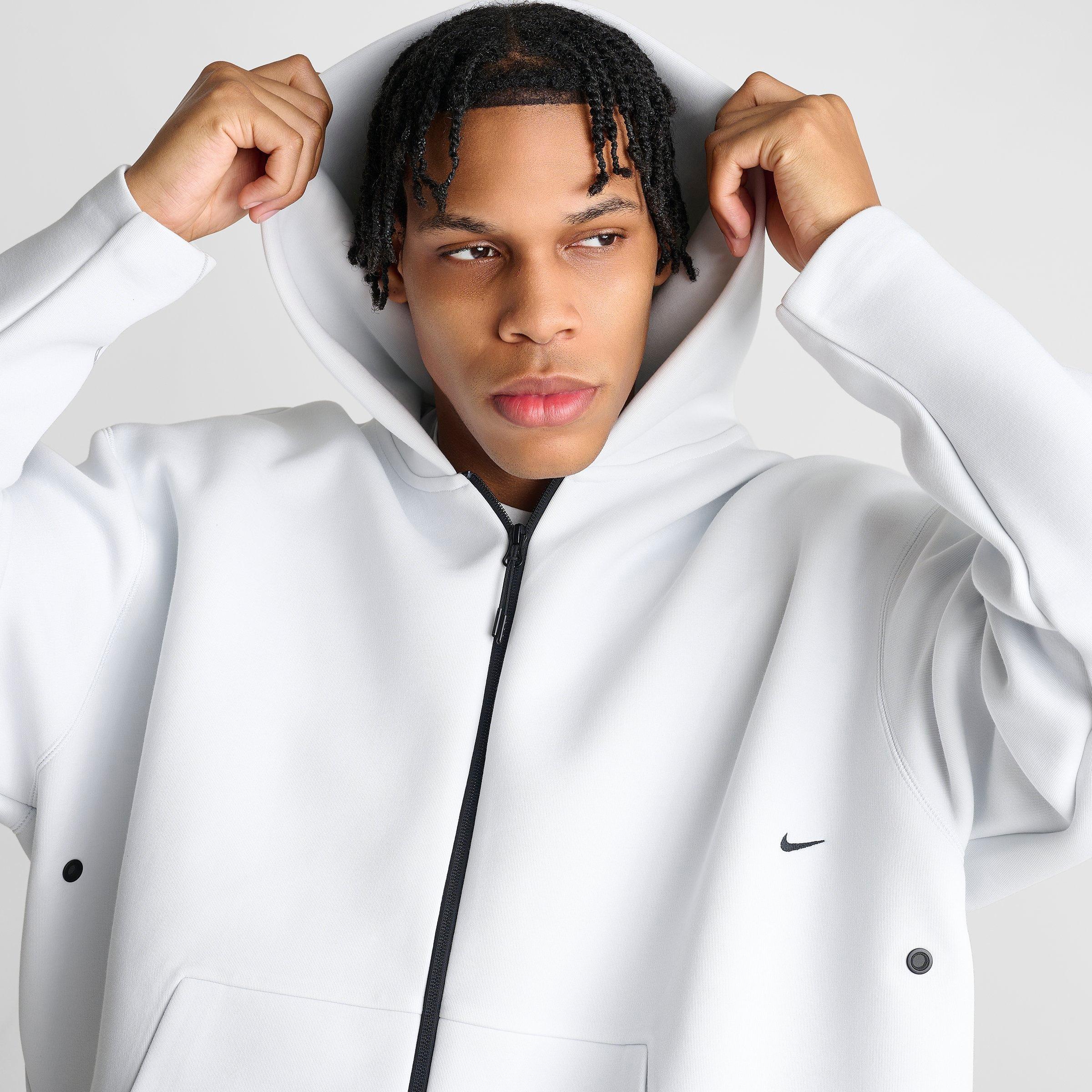 Men's Nithtke Tech Fleece Ergo Full-Zip Hoodie - Off White/Black