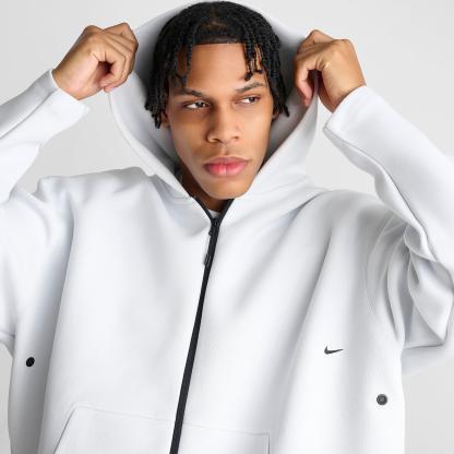 Men's Nithtke Tech Fleece Ergo Full-Zip Hoodie - Off White/Black