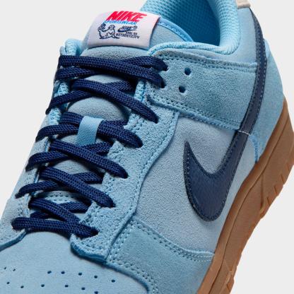 Men's Nithtke Dunk Low Retro Casual Shoes - Part 4 - Soft Blue/Summit White/University Red/Midnight Navy - Detail shot