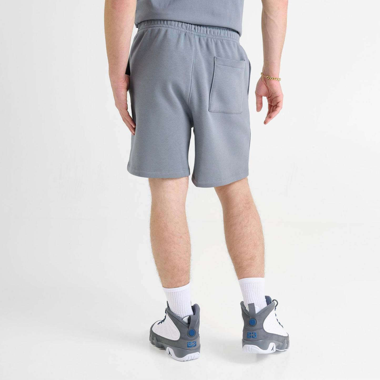 Men's Jordan Brooklyn Varsity Fleece Shorts - Cool Grey/Black - view 4