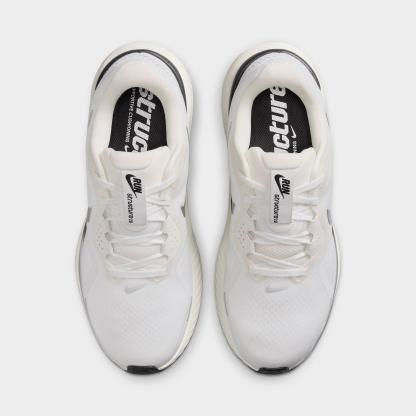 Women's Nithtke Structure 26 Running Shoes - Summit White/Anthracite/Sail/Metallic Silver - Top view