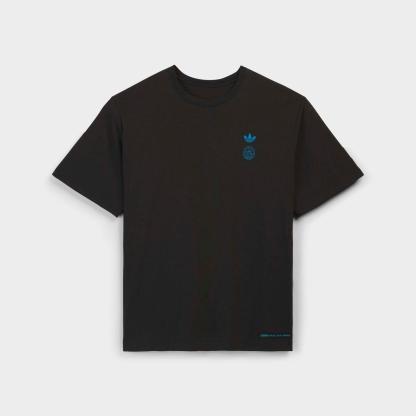 adidas Originals x Bad Bunny DTmF London Graphic Oversized Heavyweight T-Shirt - Black - view 1
