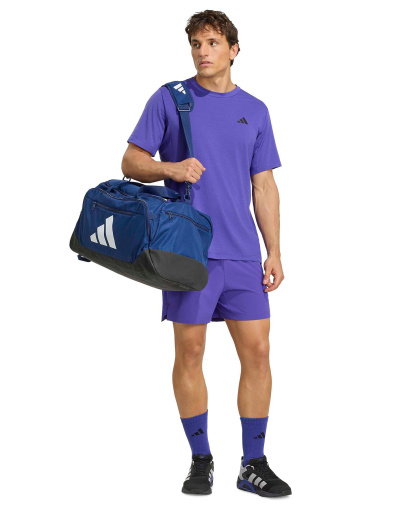 adidas Men's Designed Training Essentials Logo T-Shirt - Pure Purple