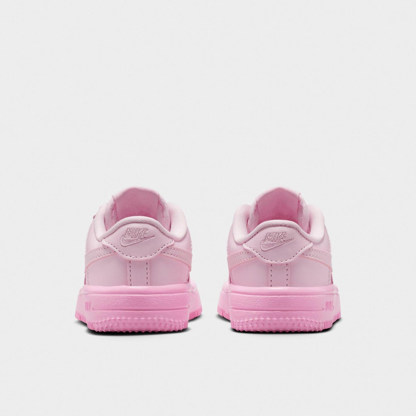 Infant and Kids' Toddler Nithtke Force 1 Low Casual Shoes - Part 2 - Pink Foam/Pink Rise/Pink Foam - Back view