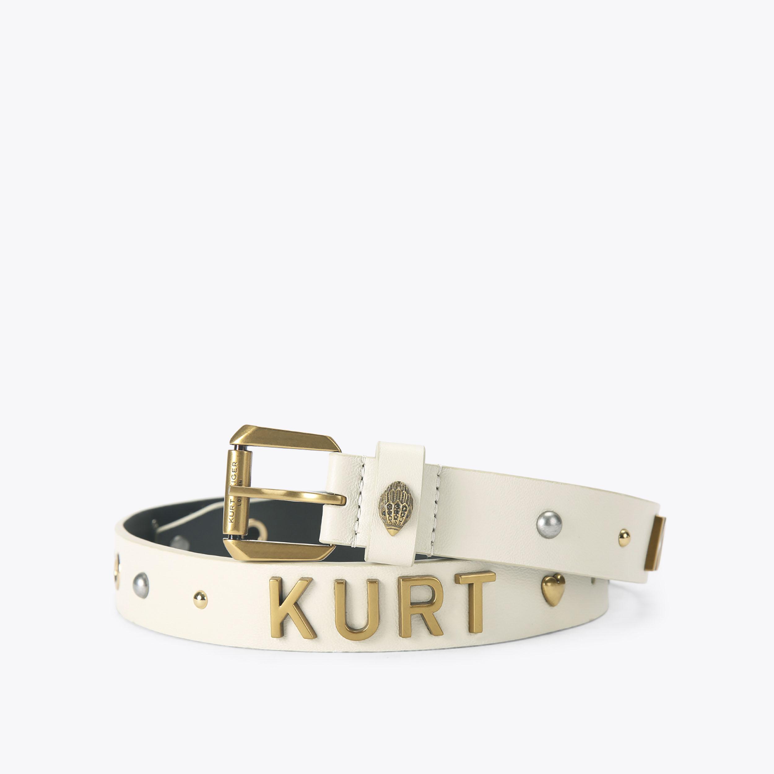 Kurt Geiger London Kurt 30 Belt - White