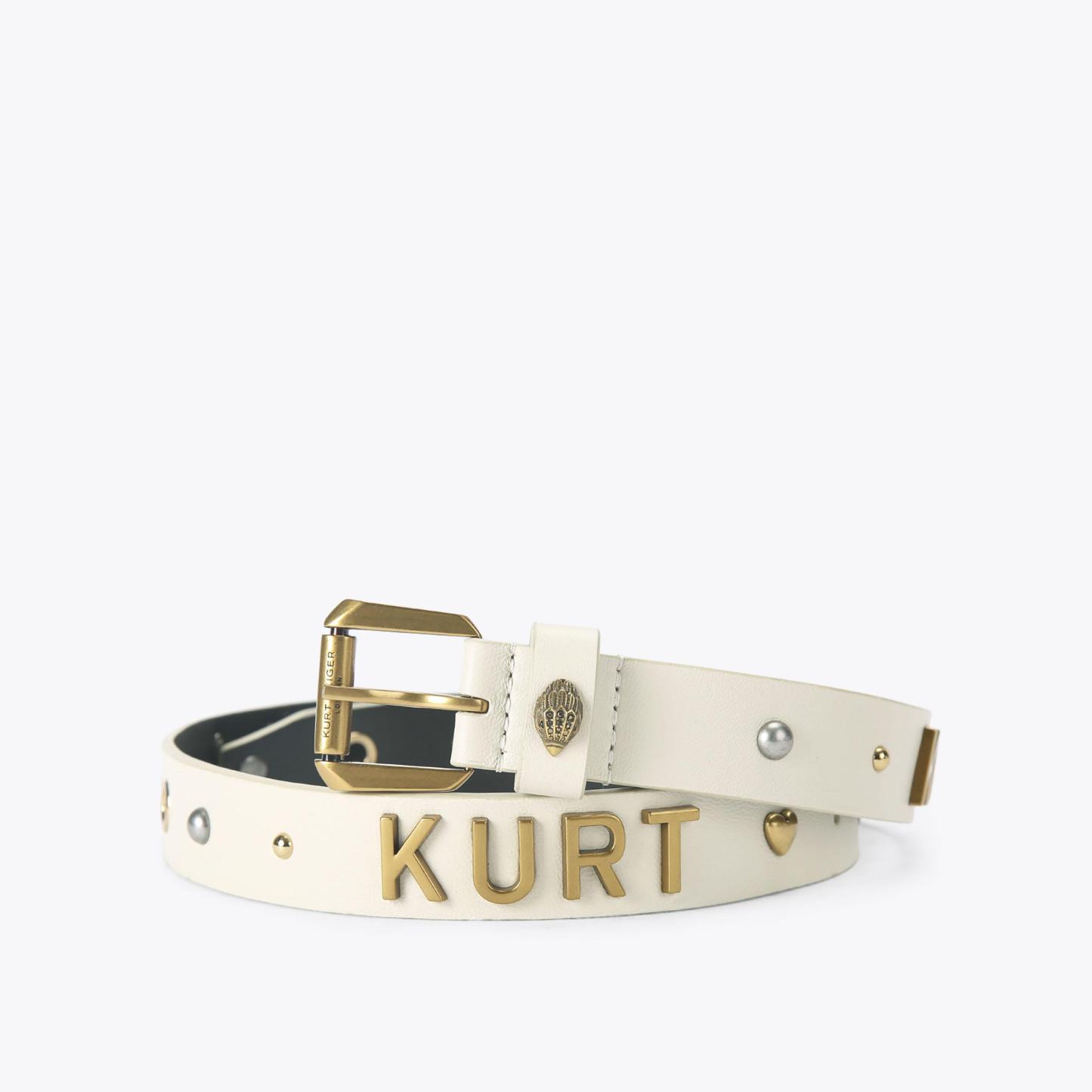 Kurt Geiger London Kurt 30 Belt - White
